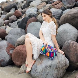 Hand-made clutch/ wirstlet 💐